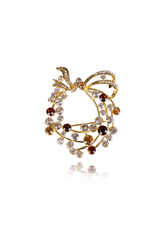 Keilah Crystal Elegant Evening Brooch